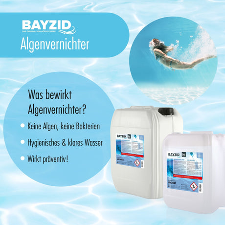 20 L BAYZID® Algizid Algenverhütung für Pools in Kanister - Höfer Chemie GmbH