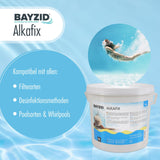 1 kg BAYZID® Alkafix om de alkaliteit (TA) te verhogen