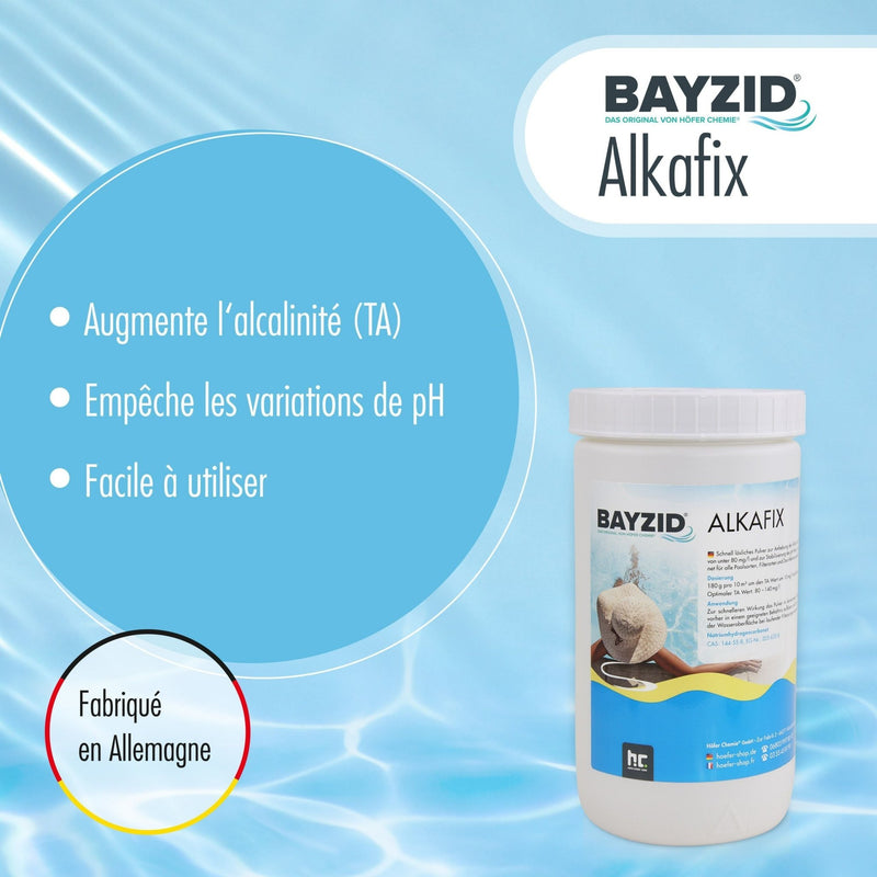 5 kg BAYZID® Alkafix zur Anhebung der Alkalinität (TA) in Eimer - Höfer Chemie GmbH