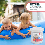 500 g BAYZID® Mini - Pastilles de chlore 2,7 g pour petites piscines