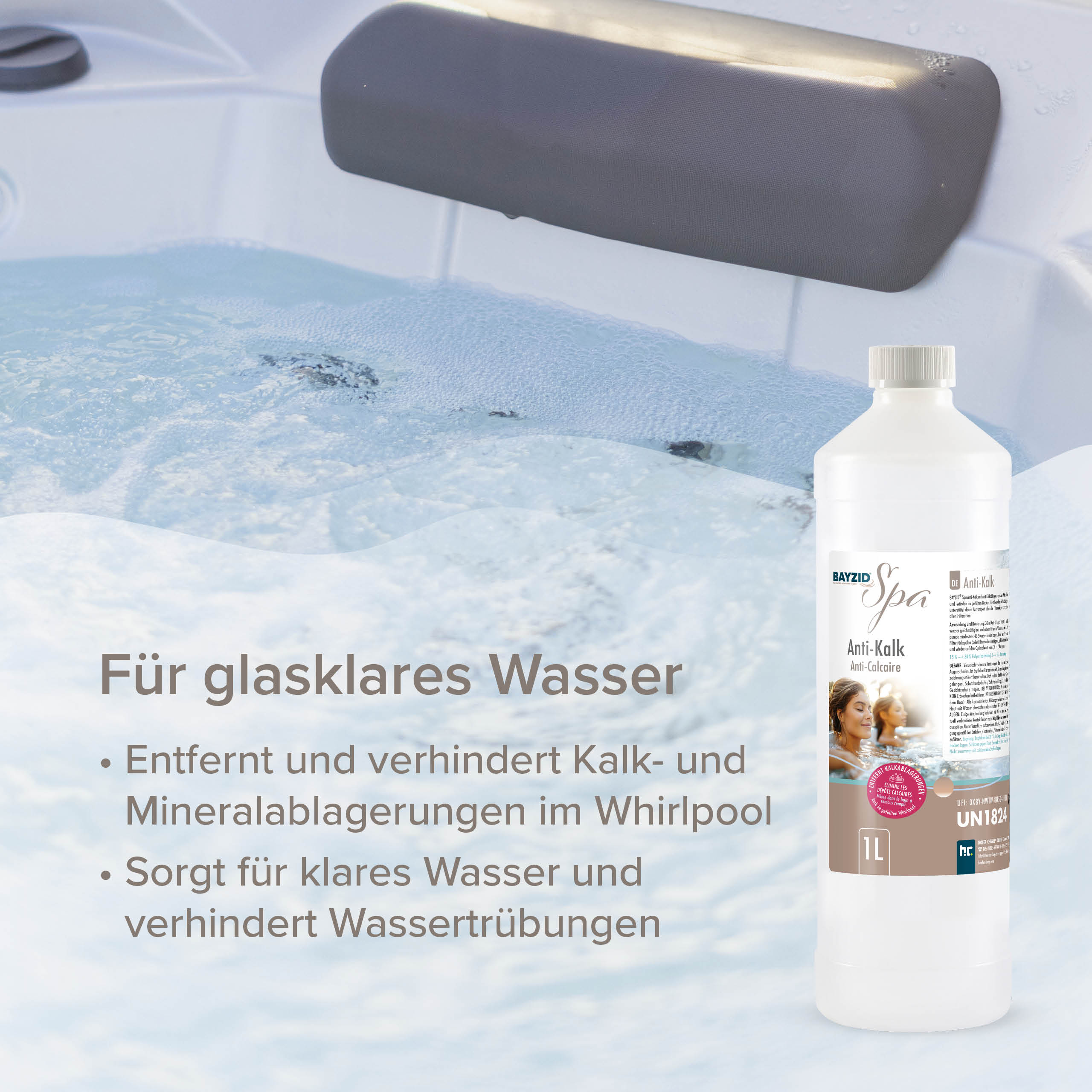 1 L BAYZID SPA Anti-Kalk fr Whirlpools Hfer Chemie GmbH 1 L BAYZID SPA Anti-Kalk fr Whirlpools Hfer Chemie GmbH
