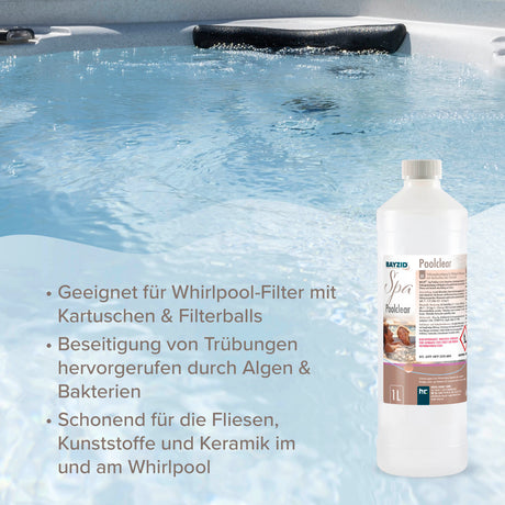 1L BAYZID® SPA Poolclear Trübungsbeseitigung - Höfer Chemie GmbH