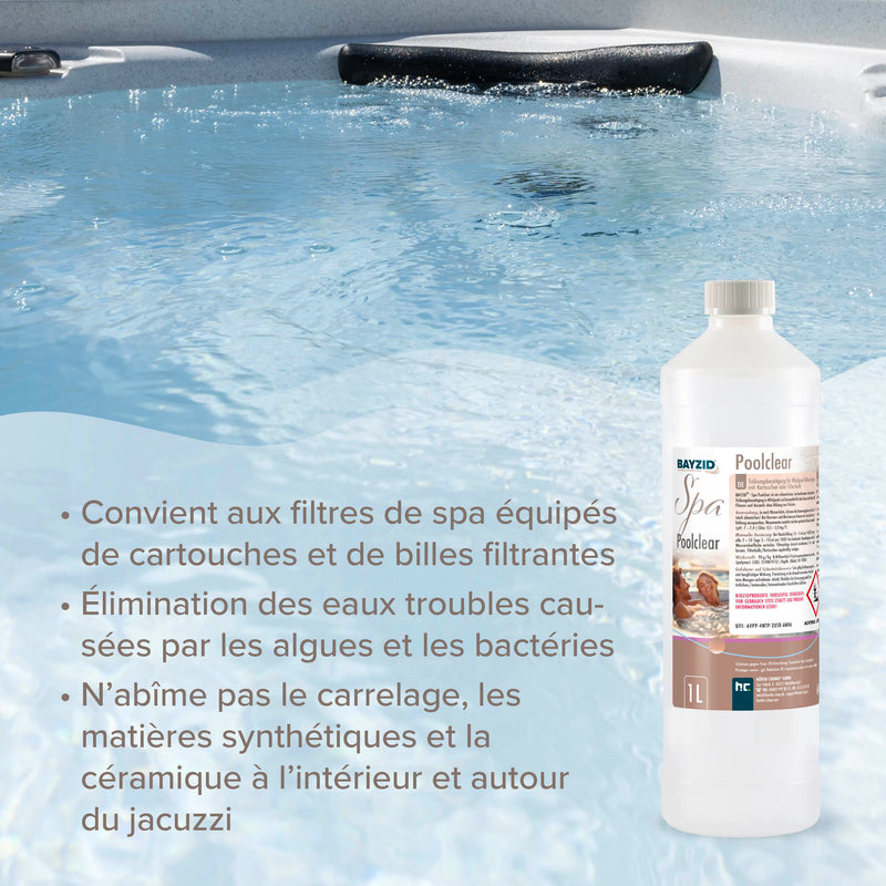 1L BAYZID® SPA Poolclear Trübungsbeseitigung - Höfer Chemie GmbH