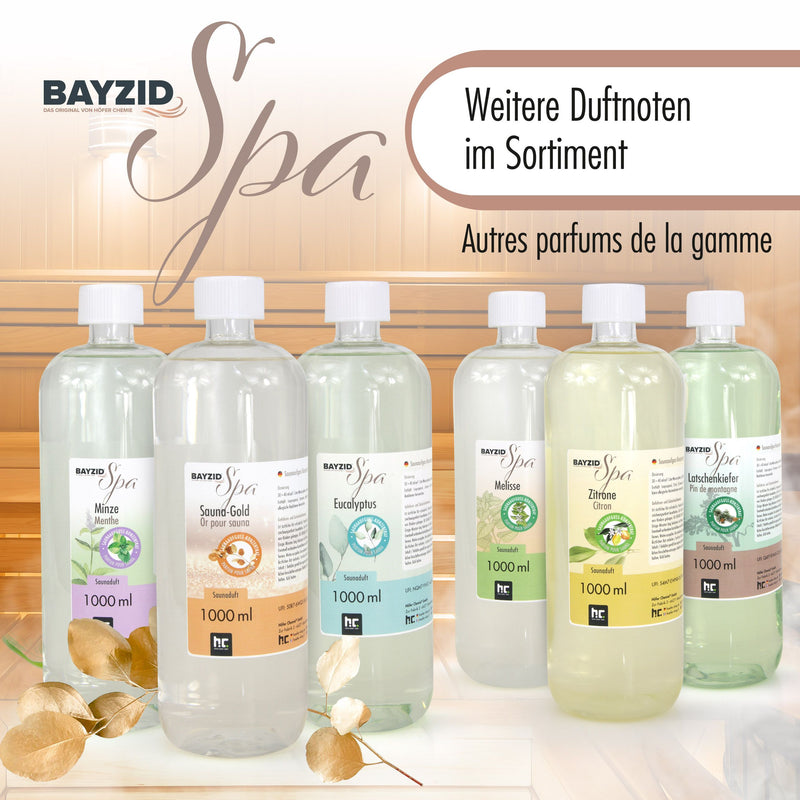 1 L BAYZID® SPA Saunaaufguss Zitronenmelisse