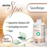 1 L BAYZID® SPA saunareiniger met eucalyptusgeur - hoog concentraat in flessen