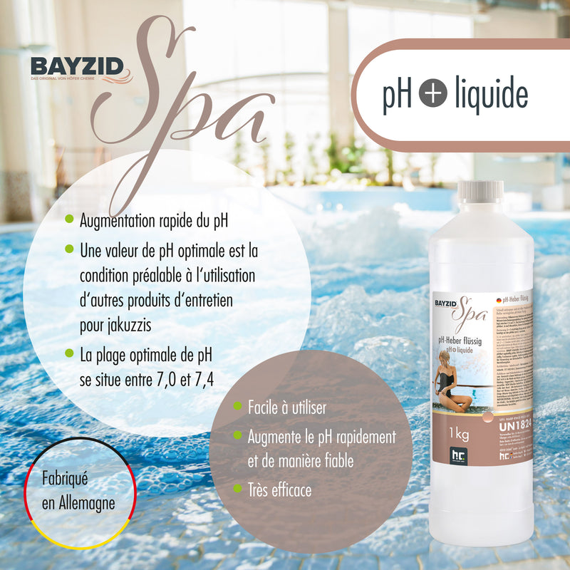 1 kg de BAYZID® SPA pH-plus liquide