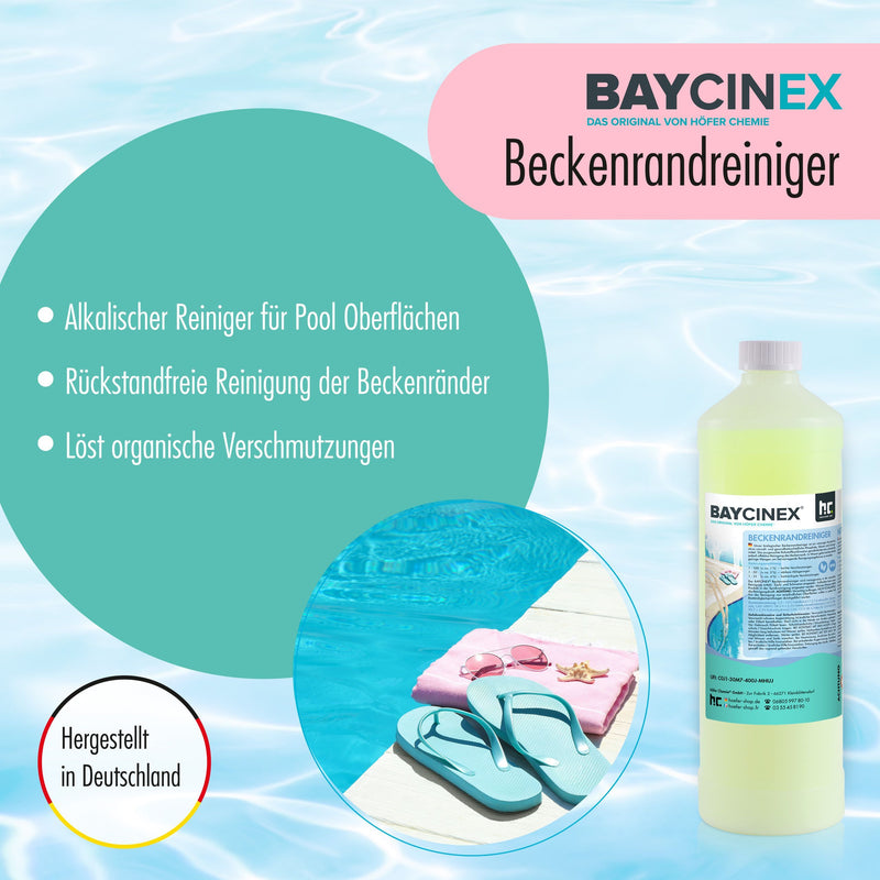 1 L BAYCINEX® zwembadrandreiniger in flessen