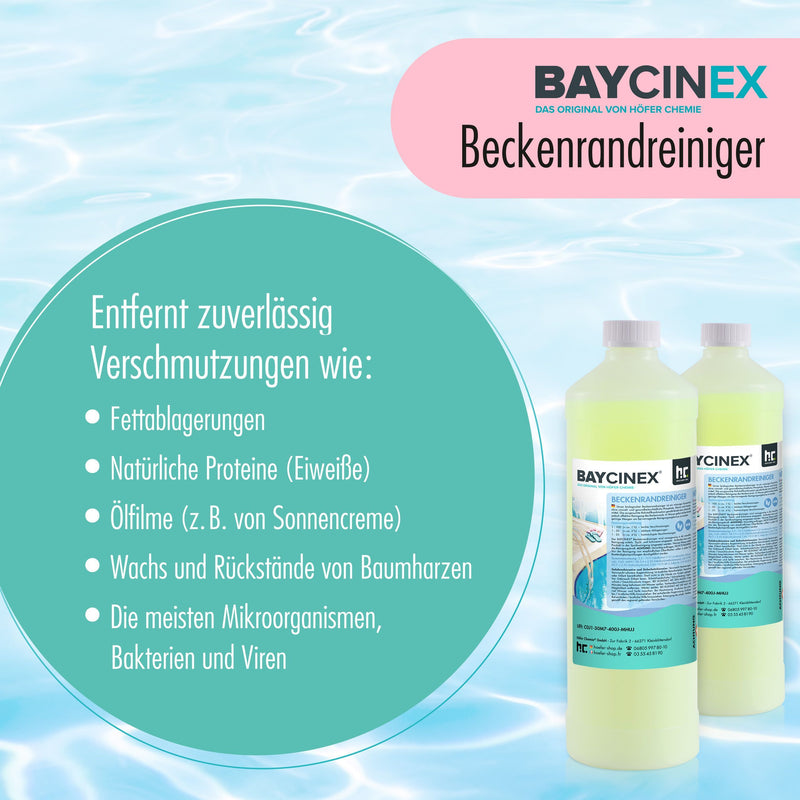 Nettoyant ligne d'eau BAYCINEX® en bouteille de 1 L