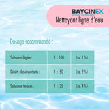 Nettoyant ligne d'eau BAYCINEX® en bouteille de 1 L