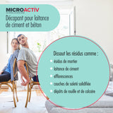 1 L de Microactiv® nettoyant pour voile de ciment et béton en bouteille