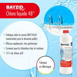 1 kg BAYZID® Chlor 13% flüssig für Pools