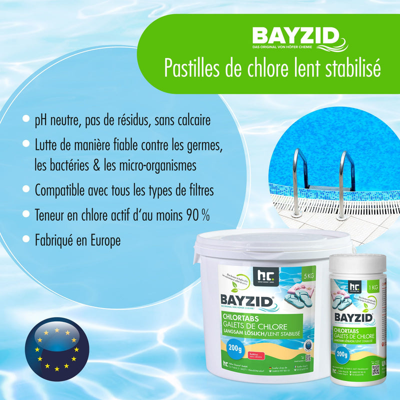 5 kg BAYZID® Chlortabs 200g langsam löslich im Eimer