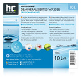 10 L Höfer Chemie® Demineralisiertes Wasser in Kanister