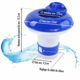 Pool Dosierschwimmer klein für langsam lösliche Chlortabletten