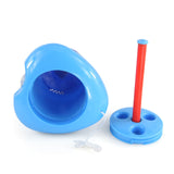 Zwembaddoseringsvlotter inclusief thermometer blauw