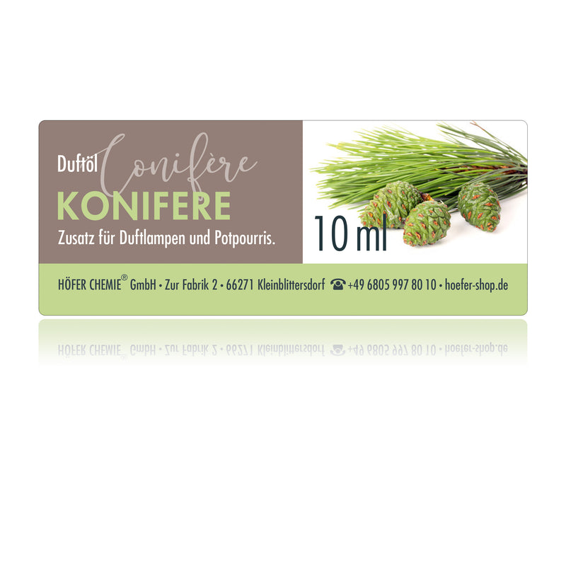 10 ml Duftöle für Potpourris & Duftlampen - Konifere