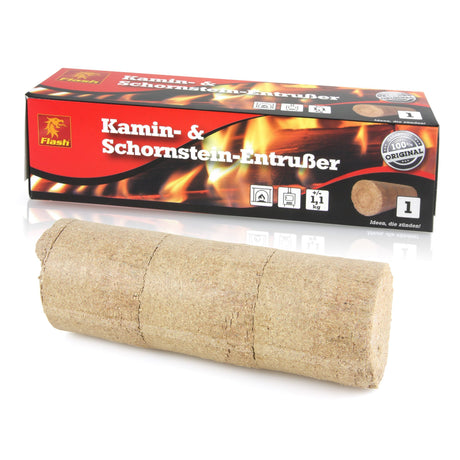 1,1 kg Entrußerblock für Kamine und Öfen