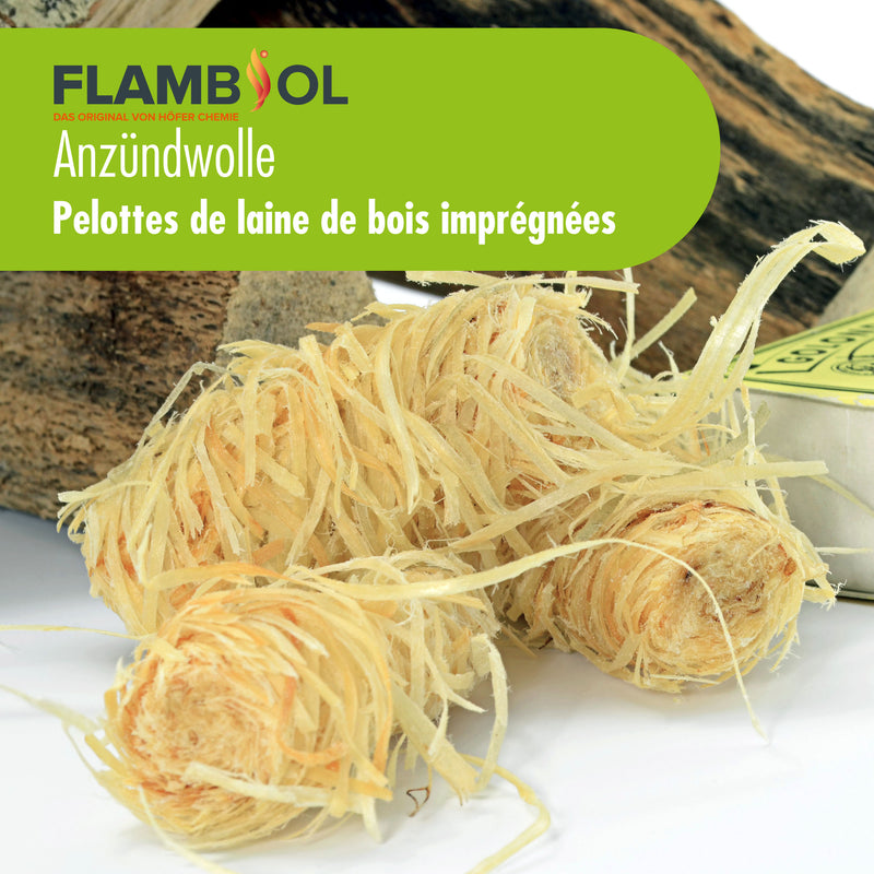 100 Stk. FLAMBIOL® Anzündwolle