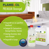 Bioéthanol premium en gel FLAMBIOL® en bidon de 5 L