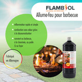 1 L FLAMBIOL® Grillanzünder flüssig für Grills und Feuerstellen in Flasche