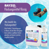 5 L BAYZID® Flockungsmittel flüssig für Pools im Kanister - Höfer Chemie GmbH