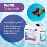 1 L BAYZID® Flockungsmittel flüssig für Pools in Flaschen