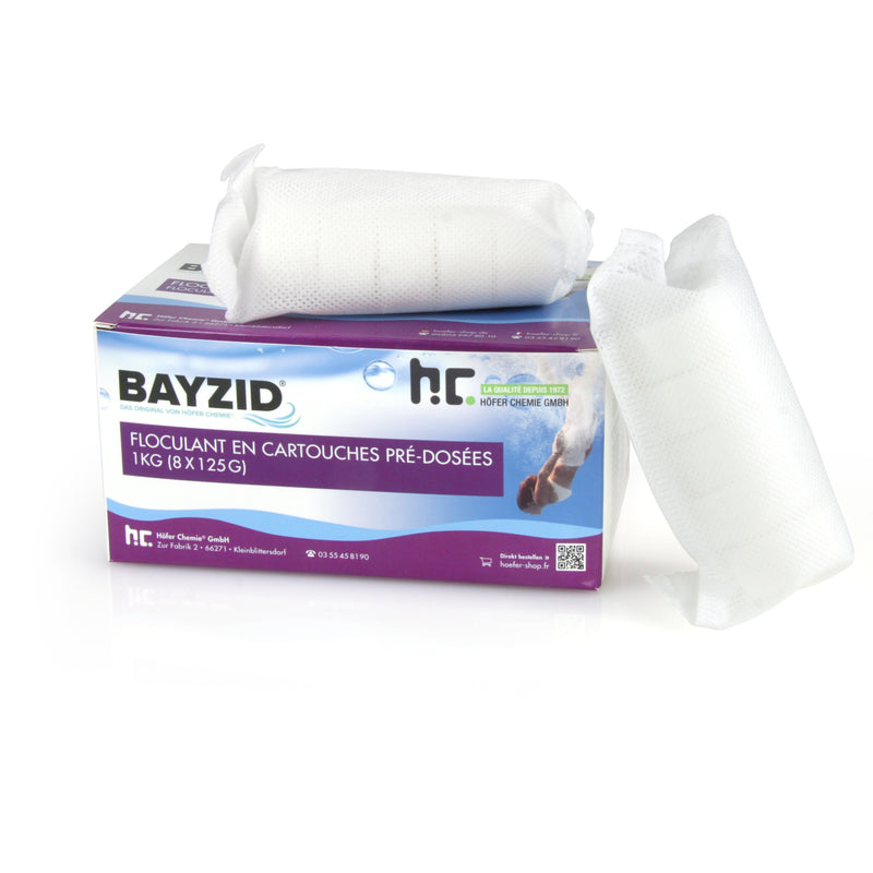 1 kg BAYZID® Flockkartusche für Pools