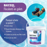 5 kg BAYZID® Vloktabletten voor zwembaden in emmer