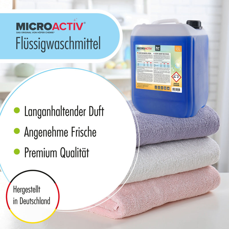 Lessive liquide Microactiv® en bidon de 10 L