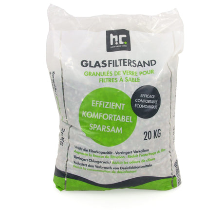 20 kg Spezial Glasgranulat für Sandfilteranlagen 2 - 5 mm Körnung - Höfer Chemie GmbH