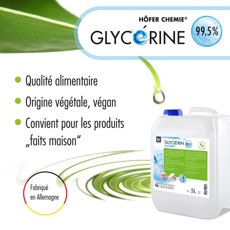 Set 5L Propyleenglycol 99,5% + 5L Glycerine 99,5%