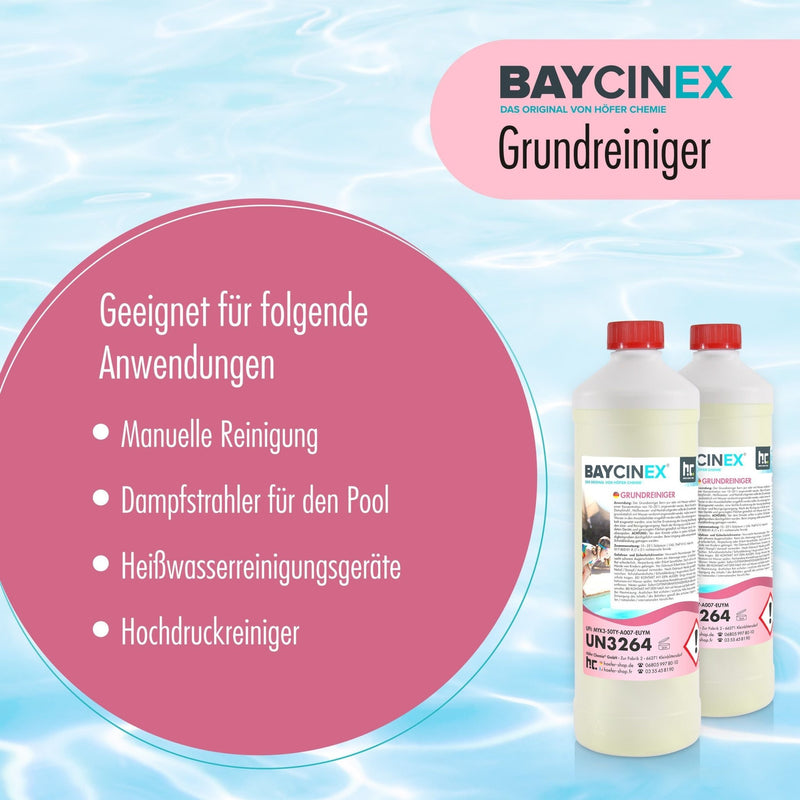 1 L BAYCINEX® Grundreiniger für Pools - Höfer Chemie GmbH