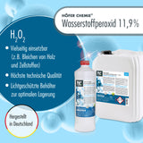 10 L Höfer Chemie® Wasserstoffperoxid 11,9% in Kanister