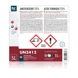 5 L Höfer Chemie® Ameisensäure 73% technische Qualität - Höfer Chemie GmbH