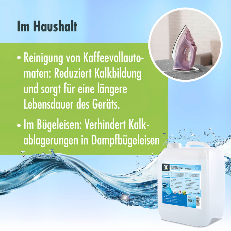 10 L Höfer Chemie® Demineralisiertes Wasser in Kanister