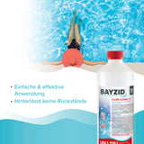 1 kg BAYZID® Chlor 13% flüssig für Pools - Höfer Chemie GmbH