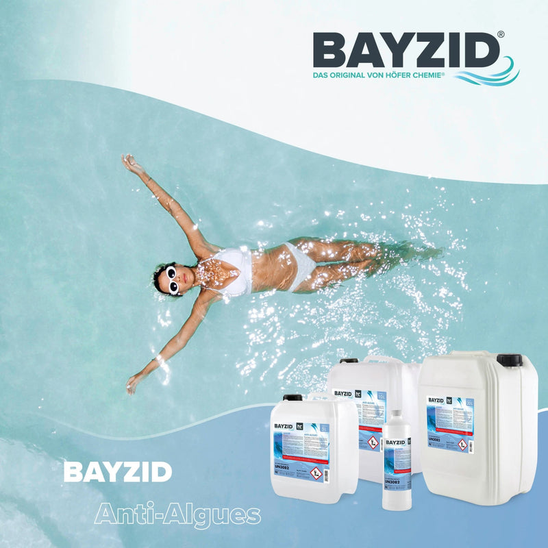 5 L BAYZID® Algizid Algenverhütung für Pools im Kanister - Höfer Chemie GmbH