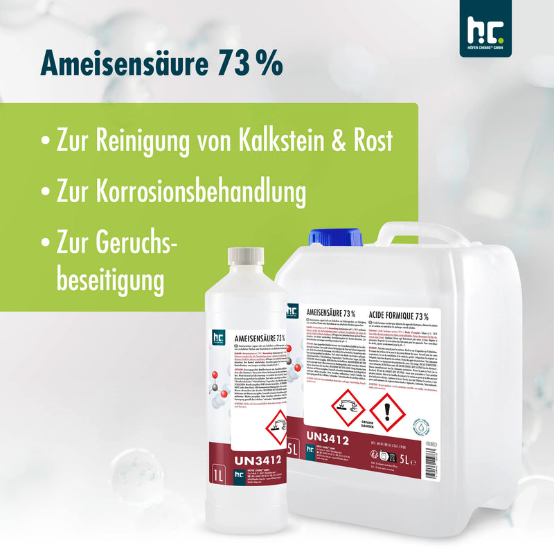5 L Höfer Chemie® Ameisensäure 73% technische Qualität - Höfer Chemie GmbH
