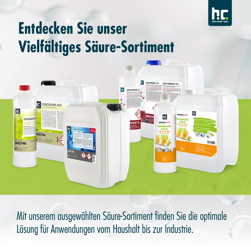 5 L Höfer Chemie® Ameisensäure 73% technische Qualität - Höfer Chemie GmbH