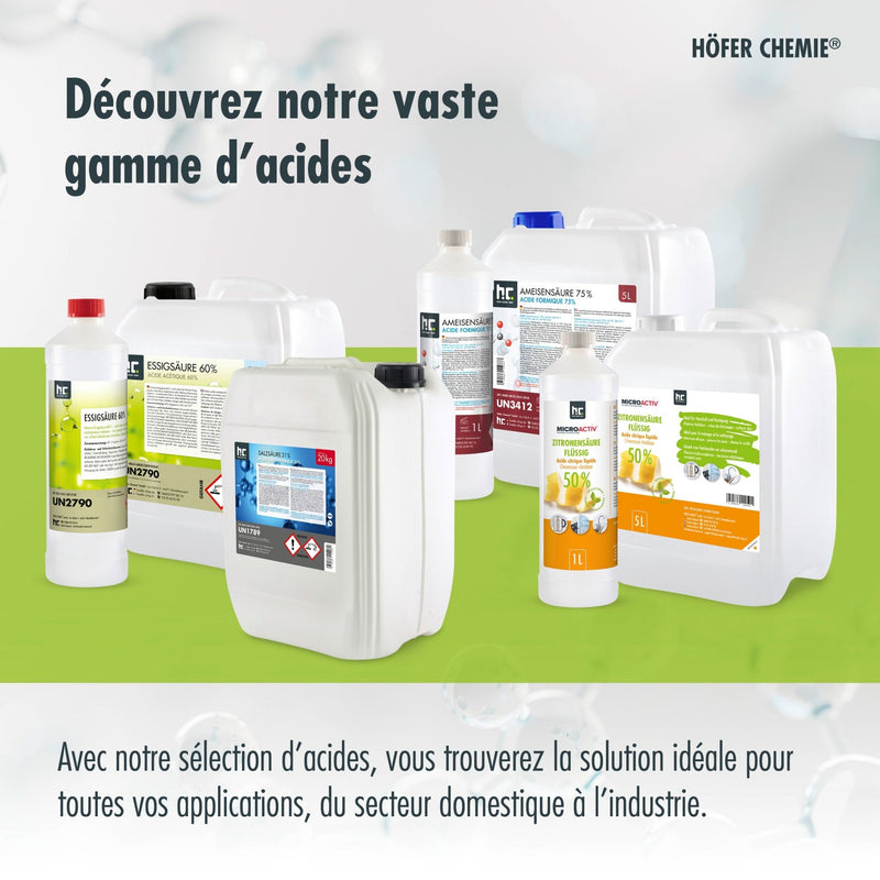5 L Höfer Chemie® Ameisensäure 75% technische Qualität - Höfer Chemie GmbH