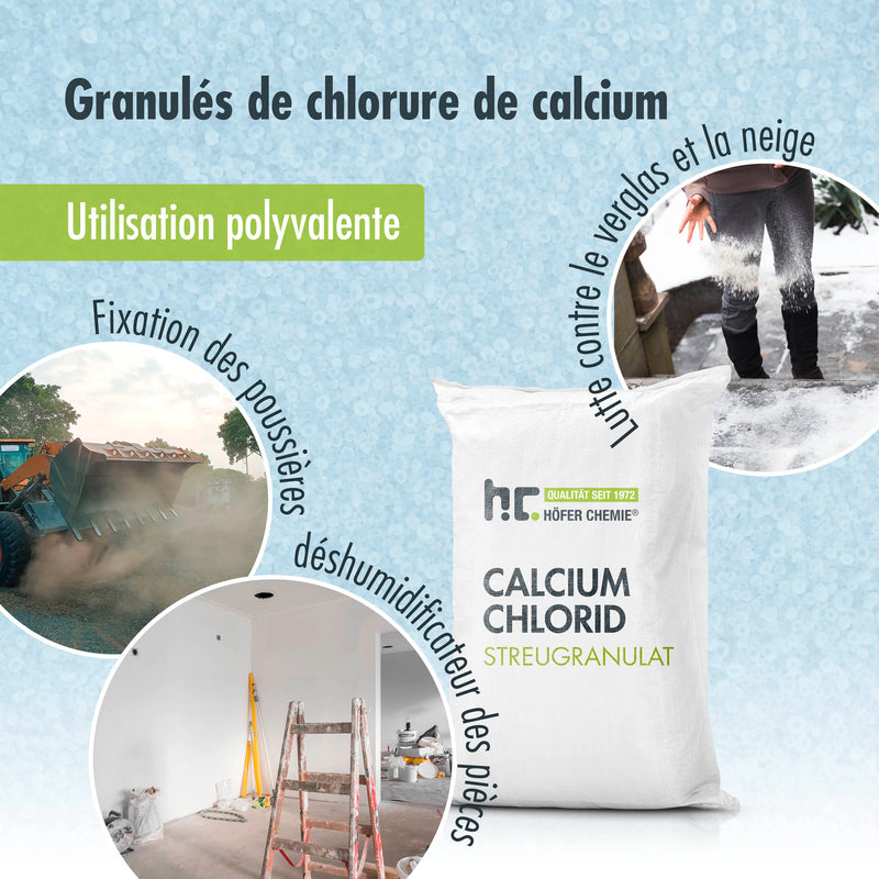25 kg Höfer Chemie® Calciumchlorid Streugranulat / Flakes - Höfer Chemie GmbH