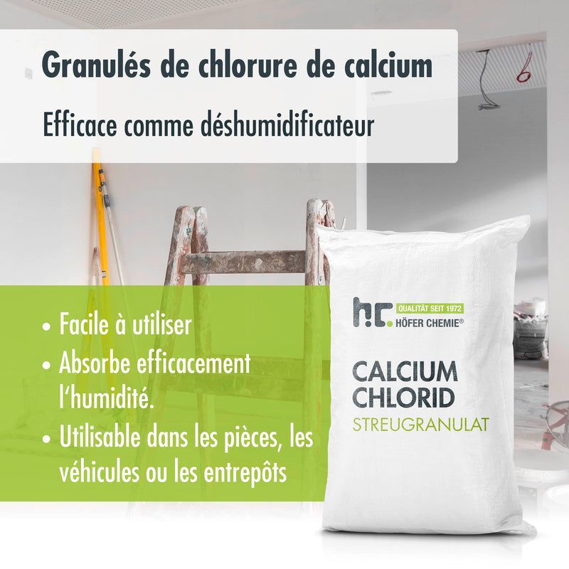 25 kg Höfer Chemie® Calciumchlorid Streugranulat / Flakes - Höfer Chemie GmbH