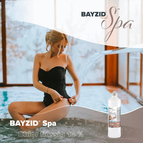 1 kg BAYZID® SPA Chlor flüssig für Whirlpools & Planschbecken - Höfer Chemie GmbH