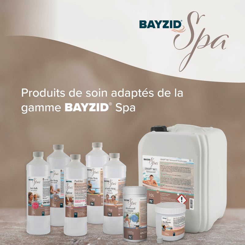 1 kg BAYZID® SPA Chlor flüssig für Whirlpools & Planschbecken - Höfer Chemie GmbH