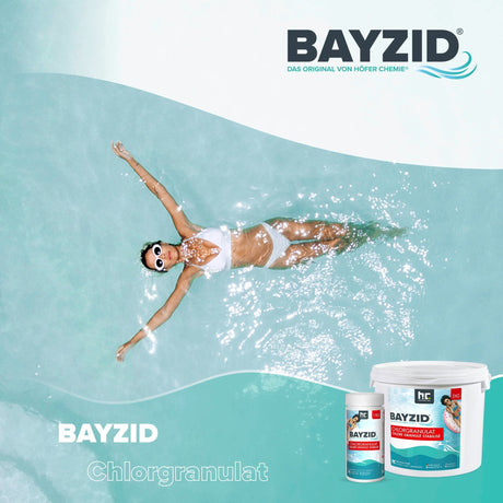 1 kg BAYZID® Chlorgranulat für Pools - Höfer Chemie GmbH