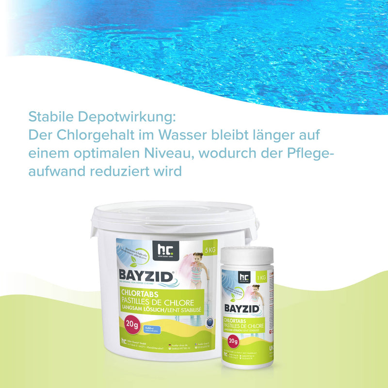 1 kg BAYZID® Chlortabs 20g langsam löslich - Höfer Chemie GmbH