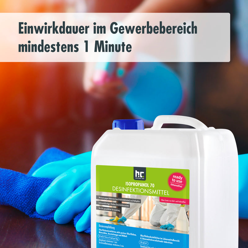 5 L Isopropanol 70 - Desinfektionsmittel für Oberflächen