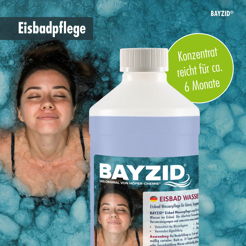 1 L BAYZID® Eisbad Wasserpflege Chlorfrei
