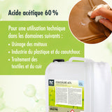 Acide Acétique 60% Höfer Chemie® en bidon de 10 L