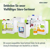 10 L Höfer Chemie® Essigsäure 60%